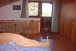 Schlafzimmer Ferienhaus Murnau am Staffelsee