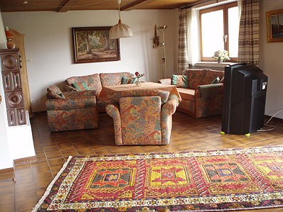 Wohnzimmer Ferienhaus Murnau am Staffelsee